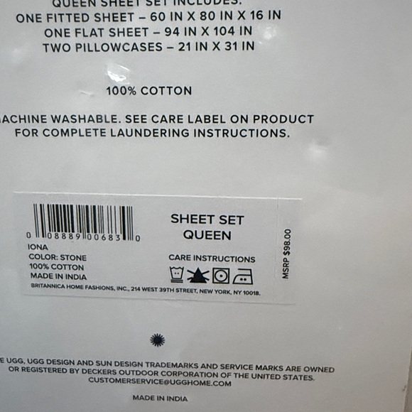 UGG Sheet Set - Picture 3 of 3